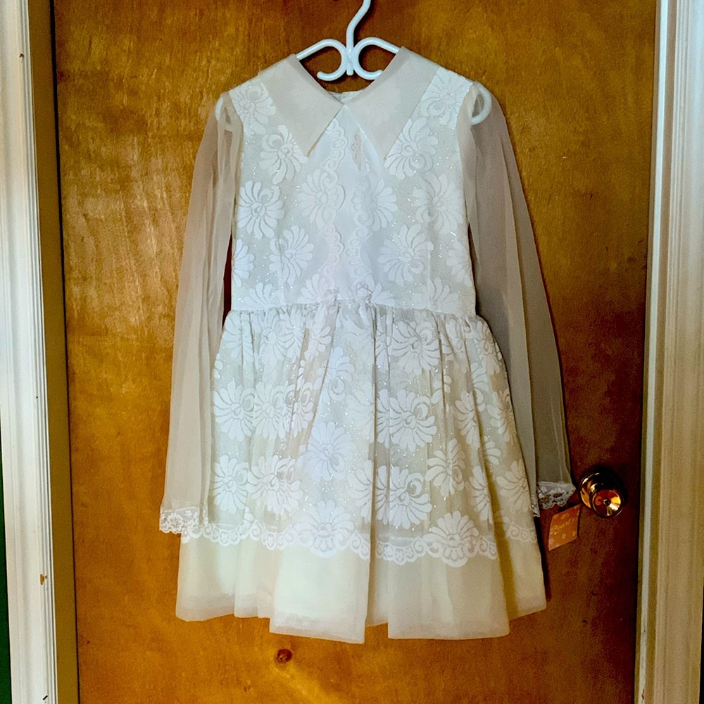 Vintage floral cupcake mini wedding dress.